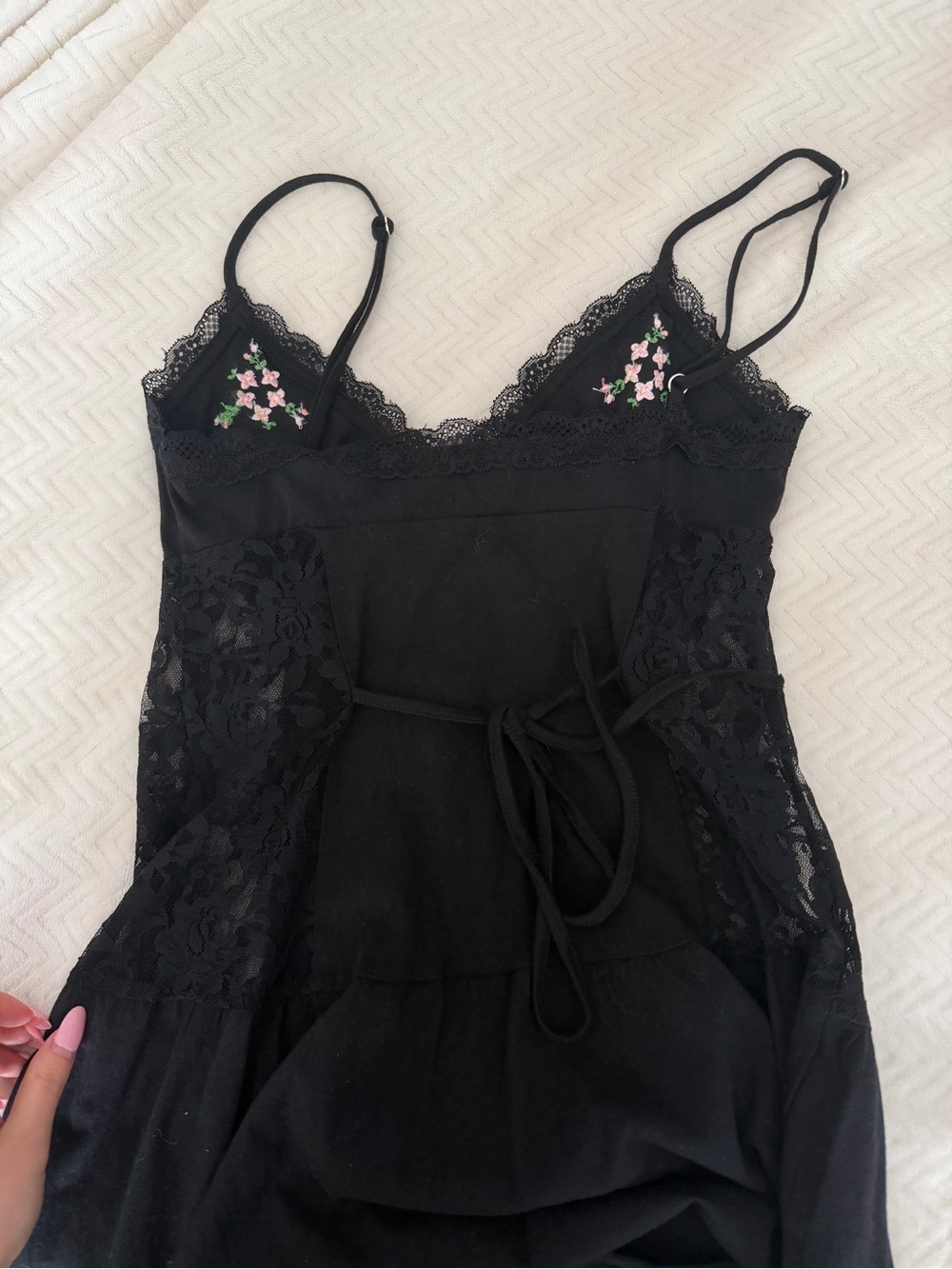 Frankies Bikinis Embroidered Mini Dress